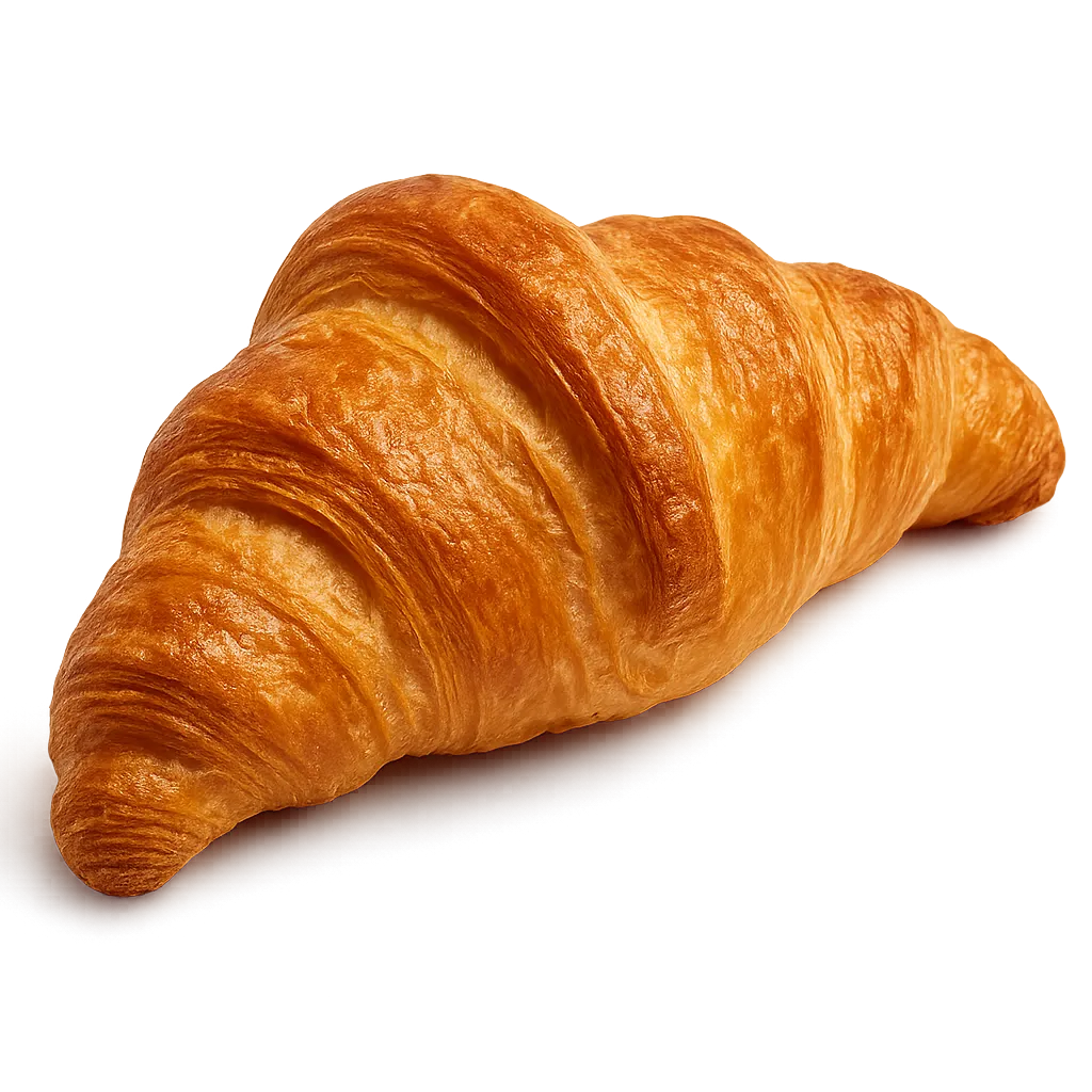 Imagen de un croissant de mantequilla