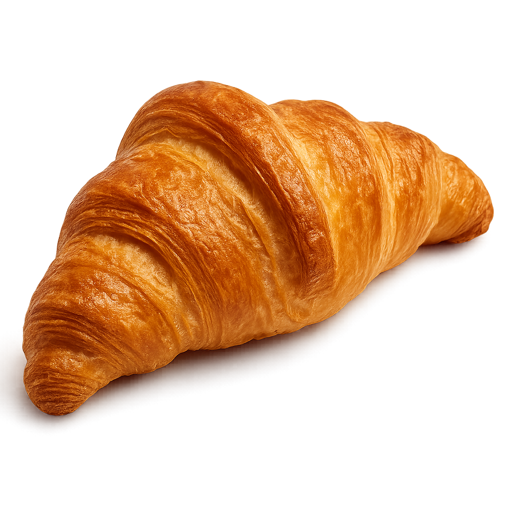 Imagen de un croissant de mantequilla